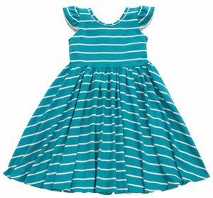 MyTwirl Dress 3/4 Emily Teal twirly dress