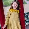 MyTwirl Dress Charlotte Gold twirly dress
