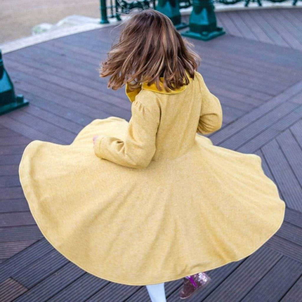 MyTwirl Dress Charlotte Gold twirly dress
