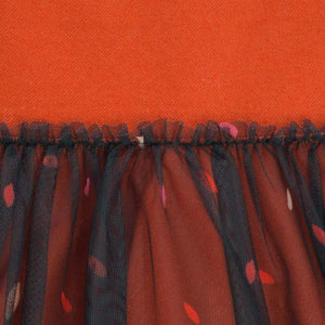 MyTwirl Dress Olivia Vermillion/Charcoal twirly dress